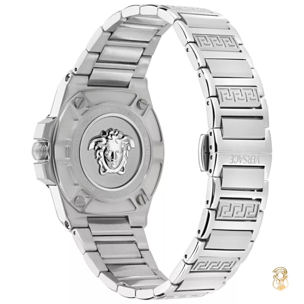 Versace Greca Reaction Bracelet Light Blue Watch 38mm