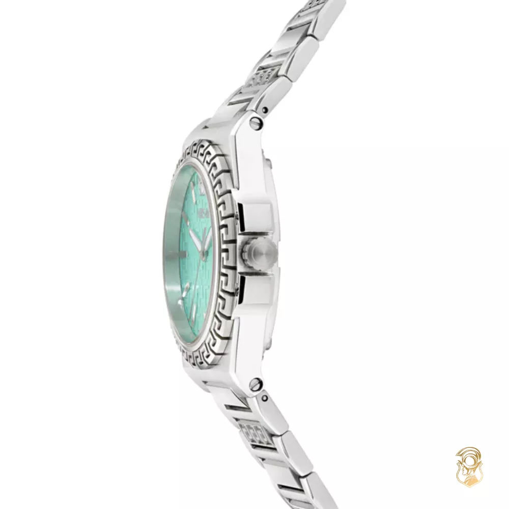 Versace Greca Reaction Bracelet Light Blue Watch 38mm