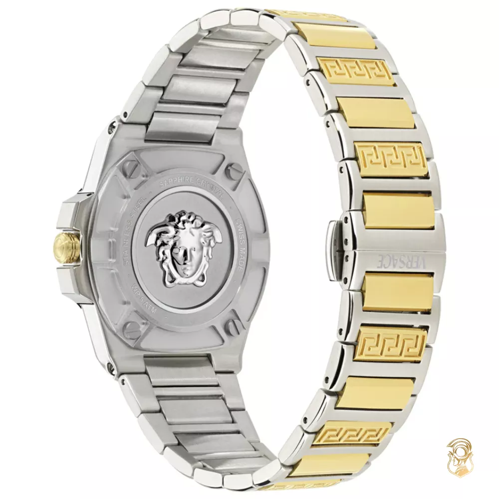 Versace Greca Reaction Bracelet Green Watch 38mm