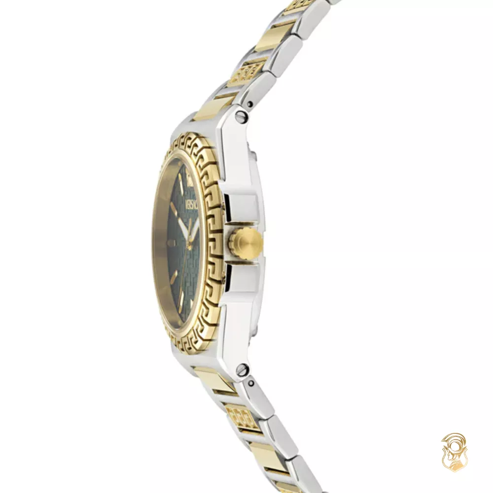 Versace Greca Reaction Bracelet Green Watch 38mm