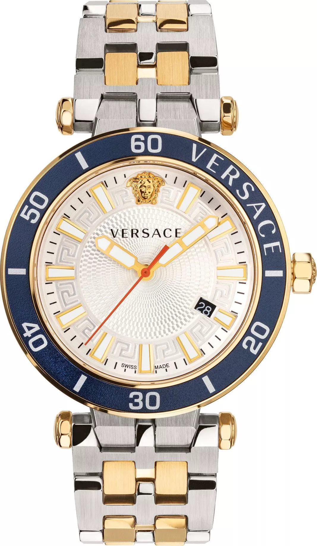 MSP: 99016 Versace Greca Sport Bracelet Watch 43mm 33,860,000