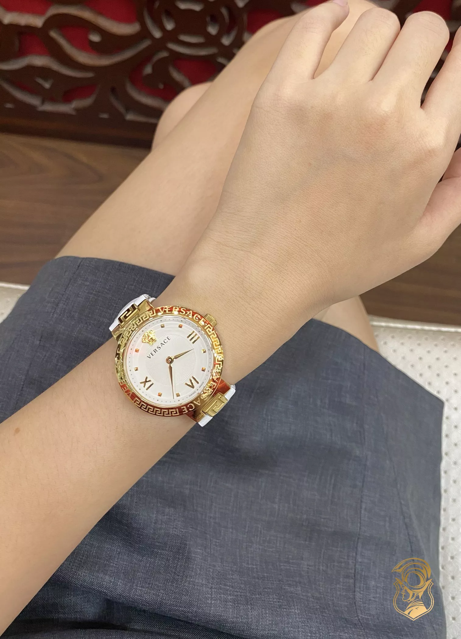 Versace Greca Strap Watch 36mm