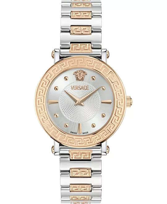 Versace Greca Two-Tone Watch 35mm