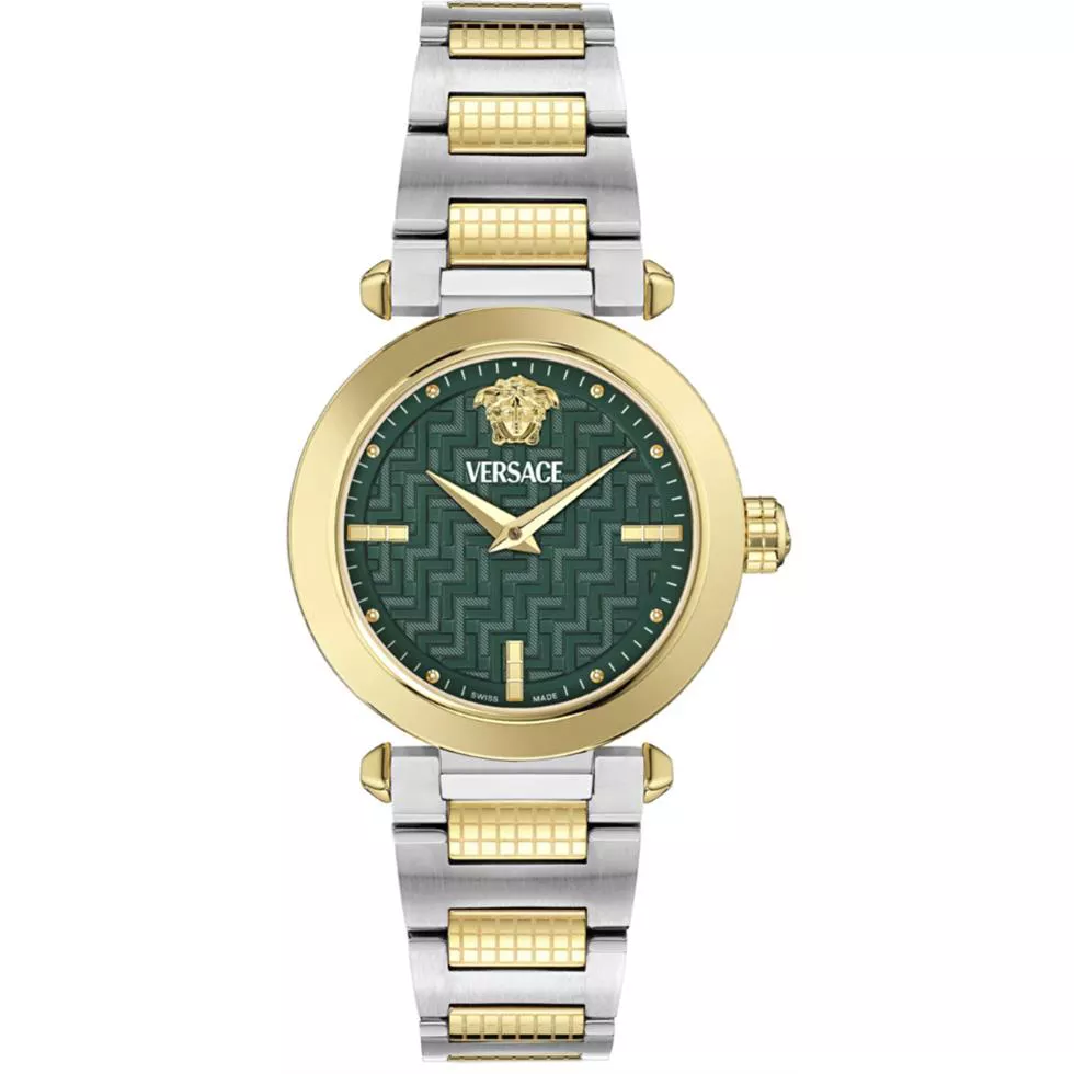 Versace Greek Bracelet Green Watch 35mm