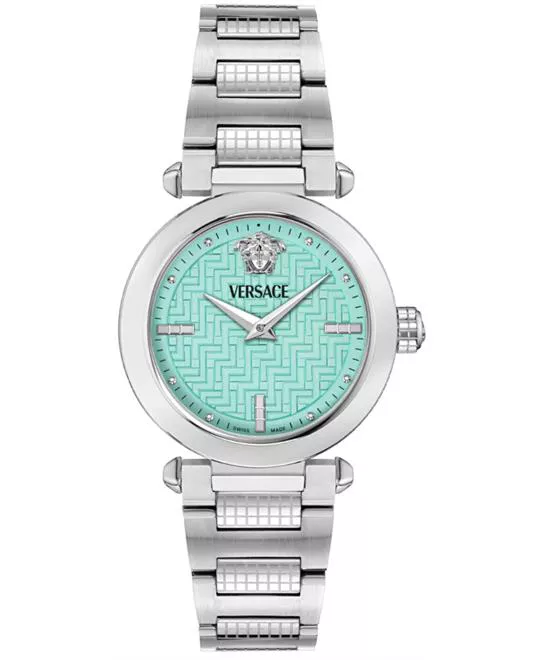 Versace Greek Bracelet Light Blue Watch 35mm