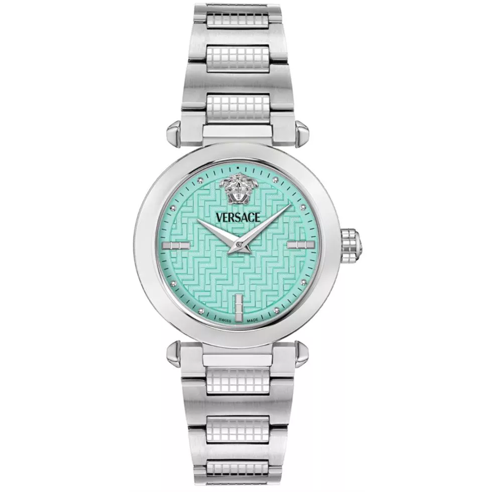 Versace Greek Bracelet Light Blue Watch 35mm