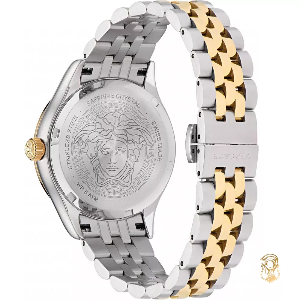 Versace Hellenyium Leather Watch 36MM