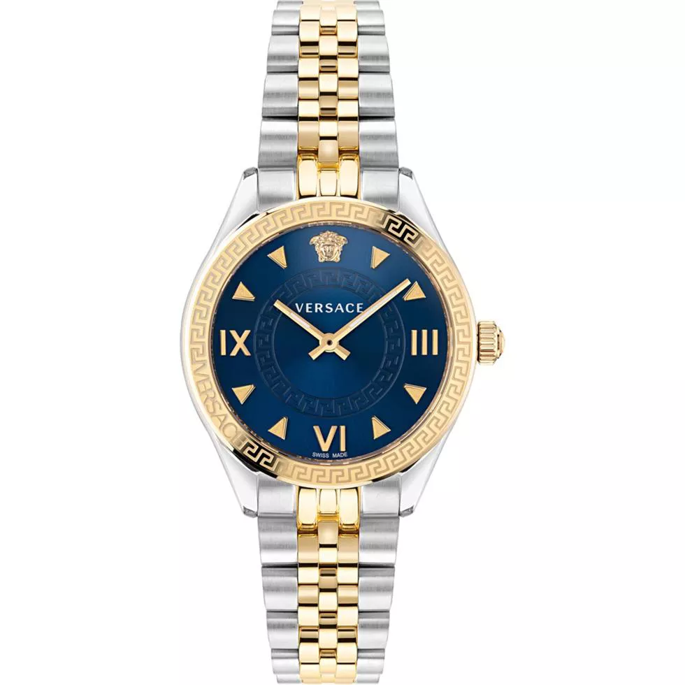 Versace Hellenyium Leather Watch 36MM