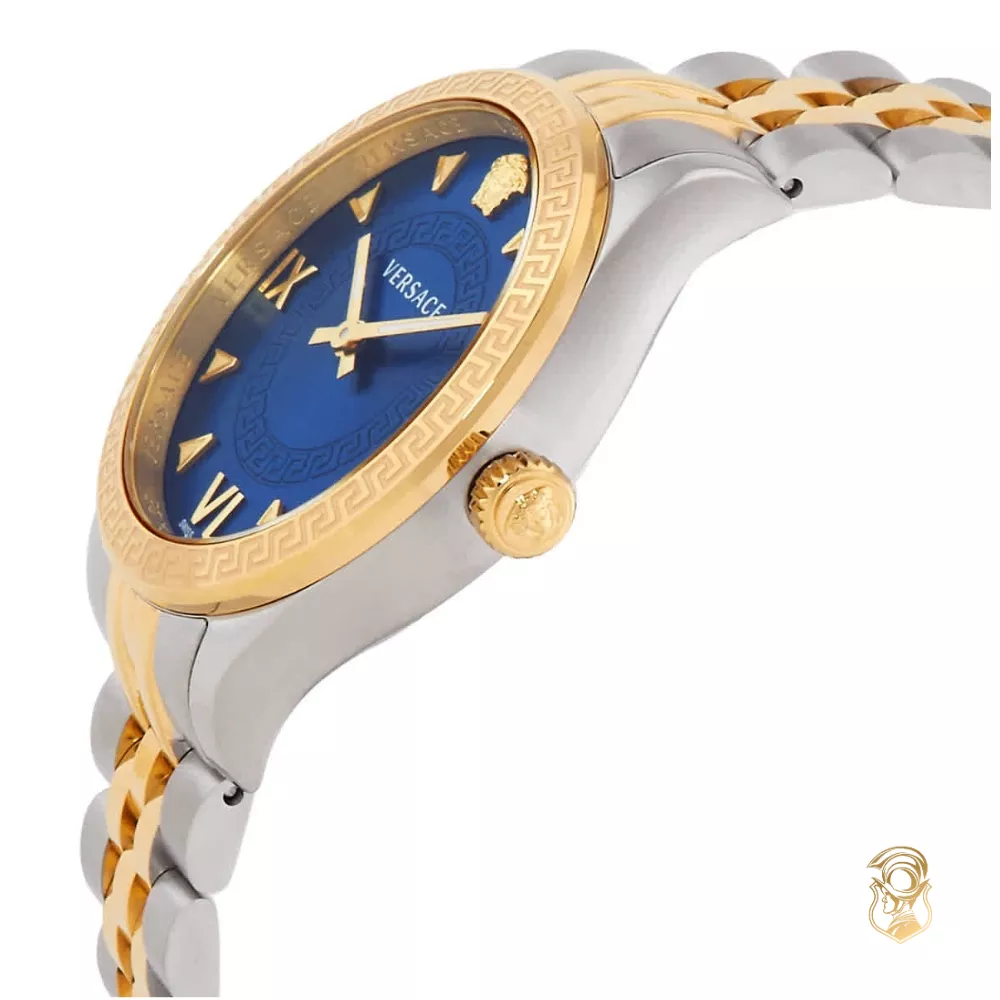 Versace Hellenyium Leather Watch 36MM