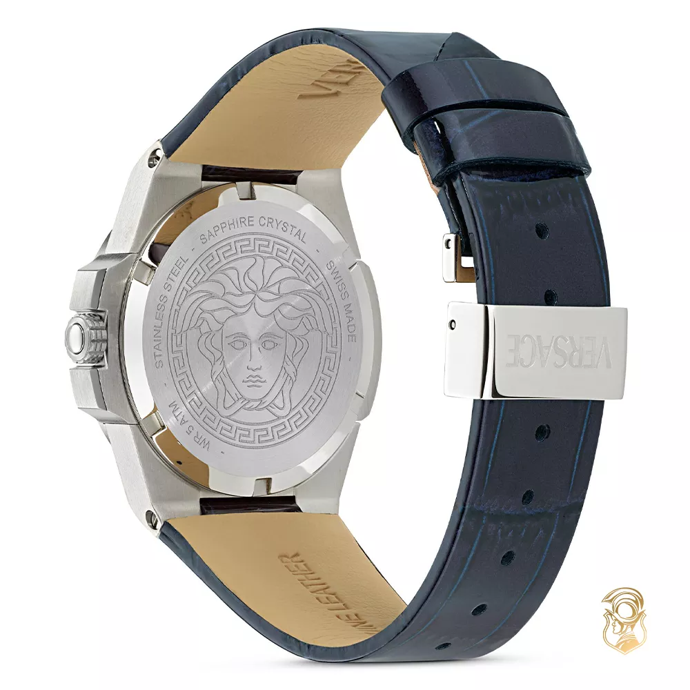 Versace Hera Blue Tone Watch 37mm