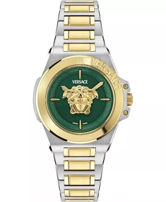 Versace Hera Green Tone Watch 37mm
