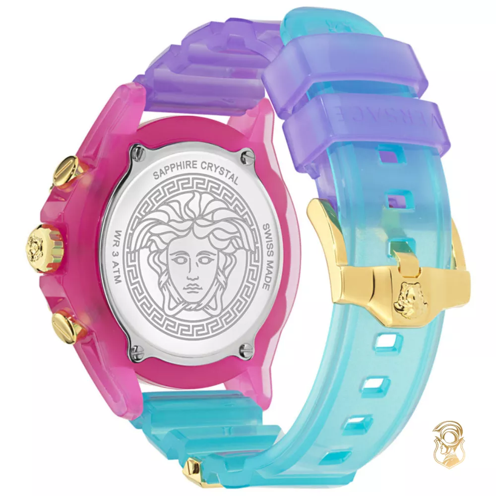 Versace Icon Active Chronograph Colorful-Tone Watch 44mm