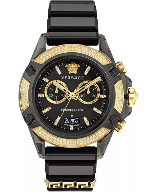 Versace Icon Active Diamond Watch 44mm