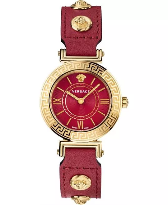 VERSACE TRIBUTE RED WATCH 35MM