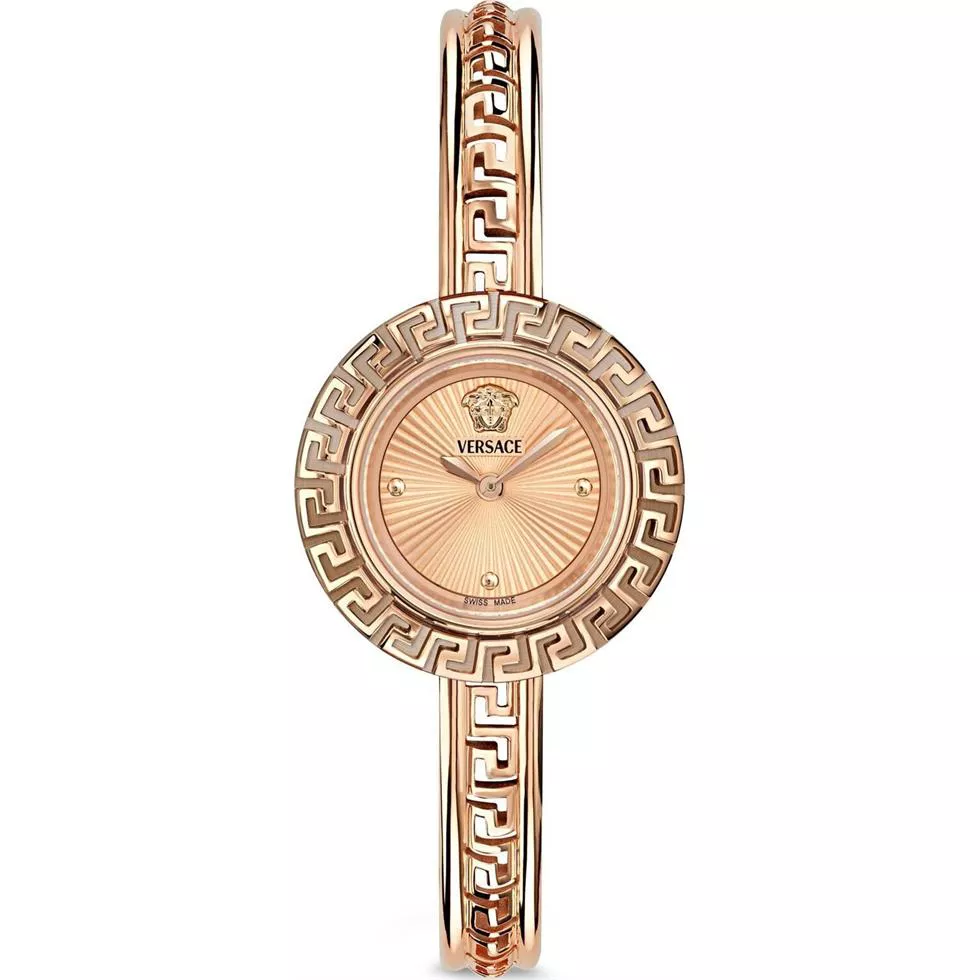 Versace La Greca Rose Gold Watch 28mm