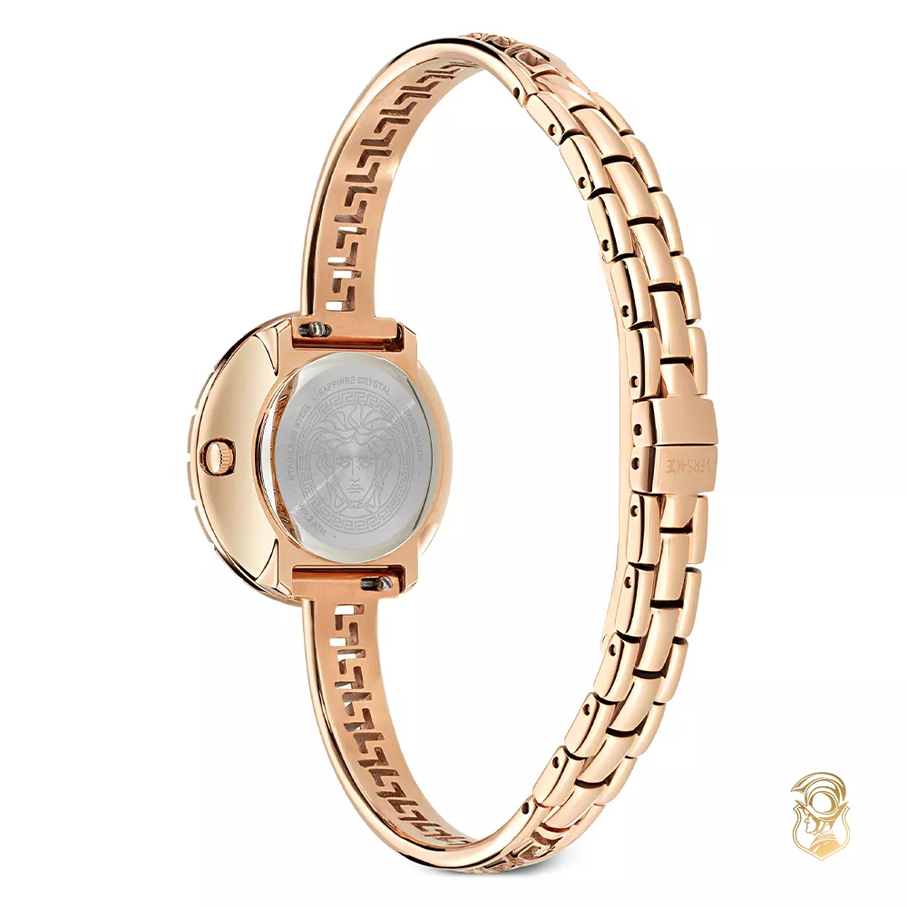 Versace La Greca Rose Gold Watch 28mm