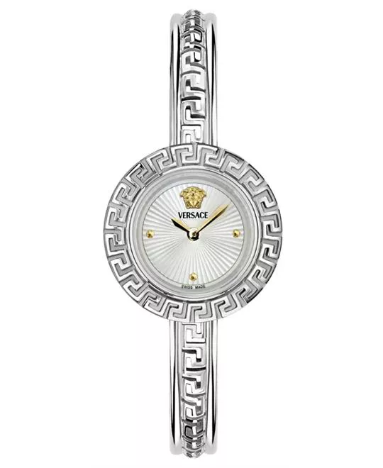 Versace La Greca Silver Watch 28 mm