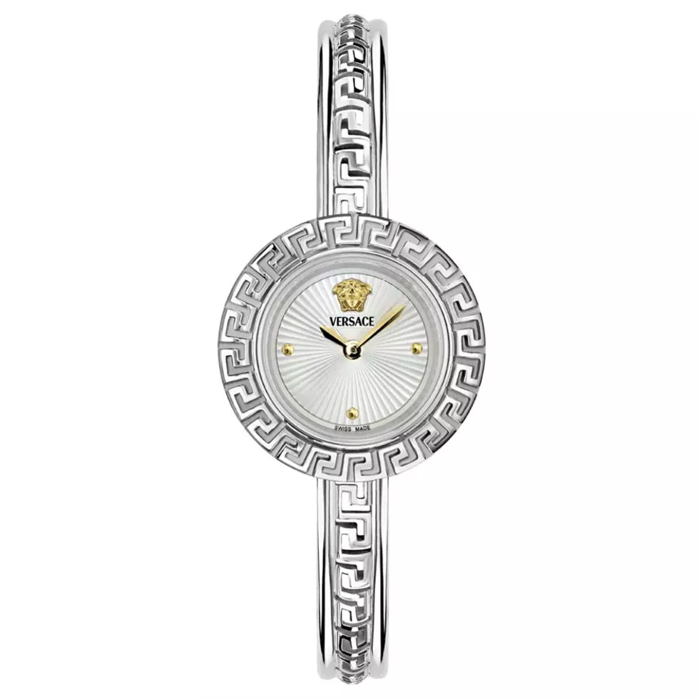 Versace La Greca Silver Watch 28 mm