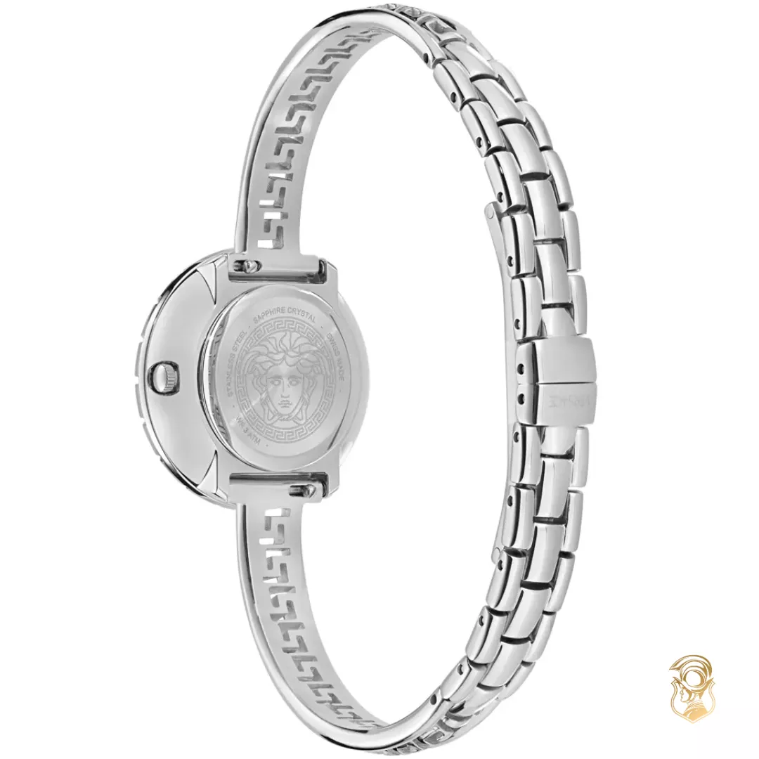 Versace La Greca Silver Watch 28 mm