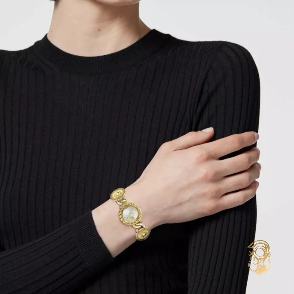 Versace La Greca Stud Icon Bracelet Watch 28mm