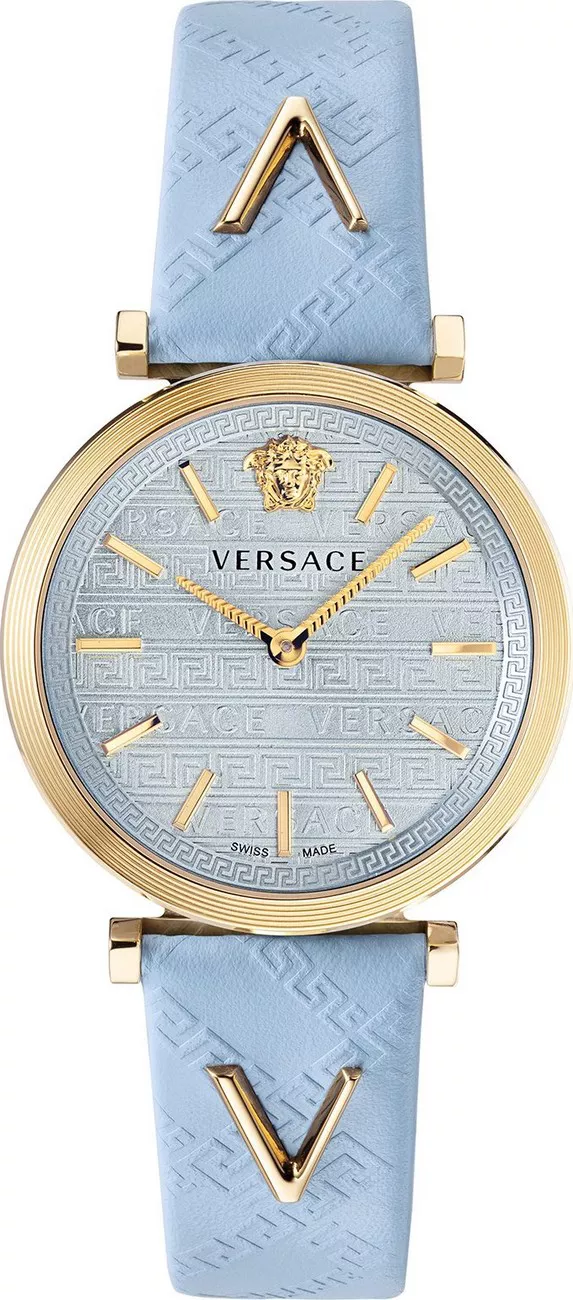 đồng hồ Versace V-Twist Light Blue Watch 36mm