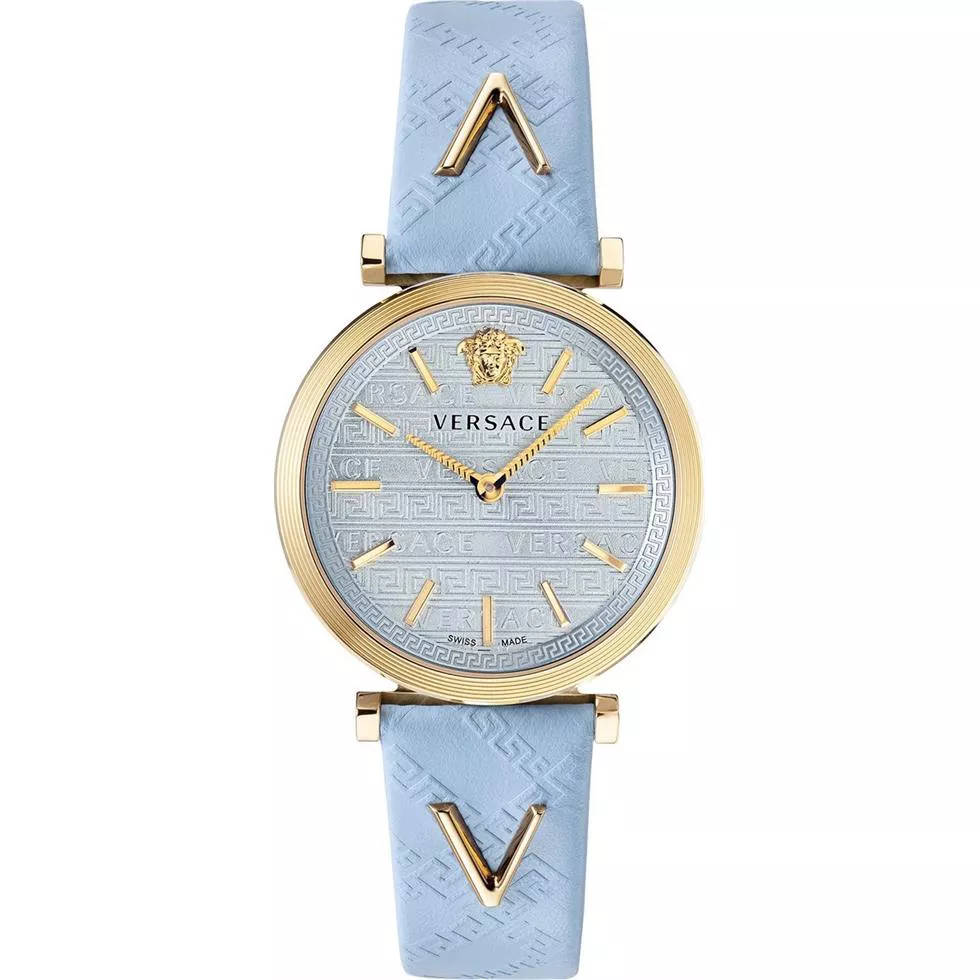 Versace  V-Twist Light Blue Watch 36mm