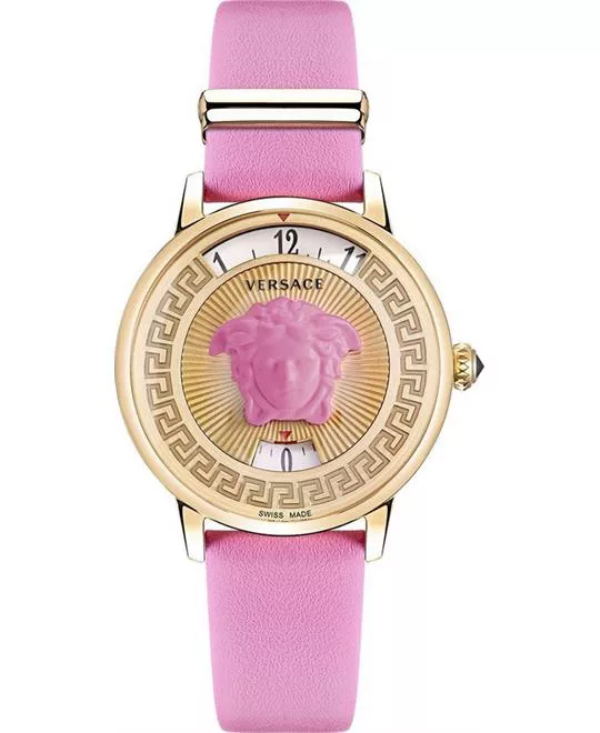 Versace Medusa Icon Leather Watch 38mm