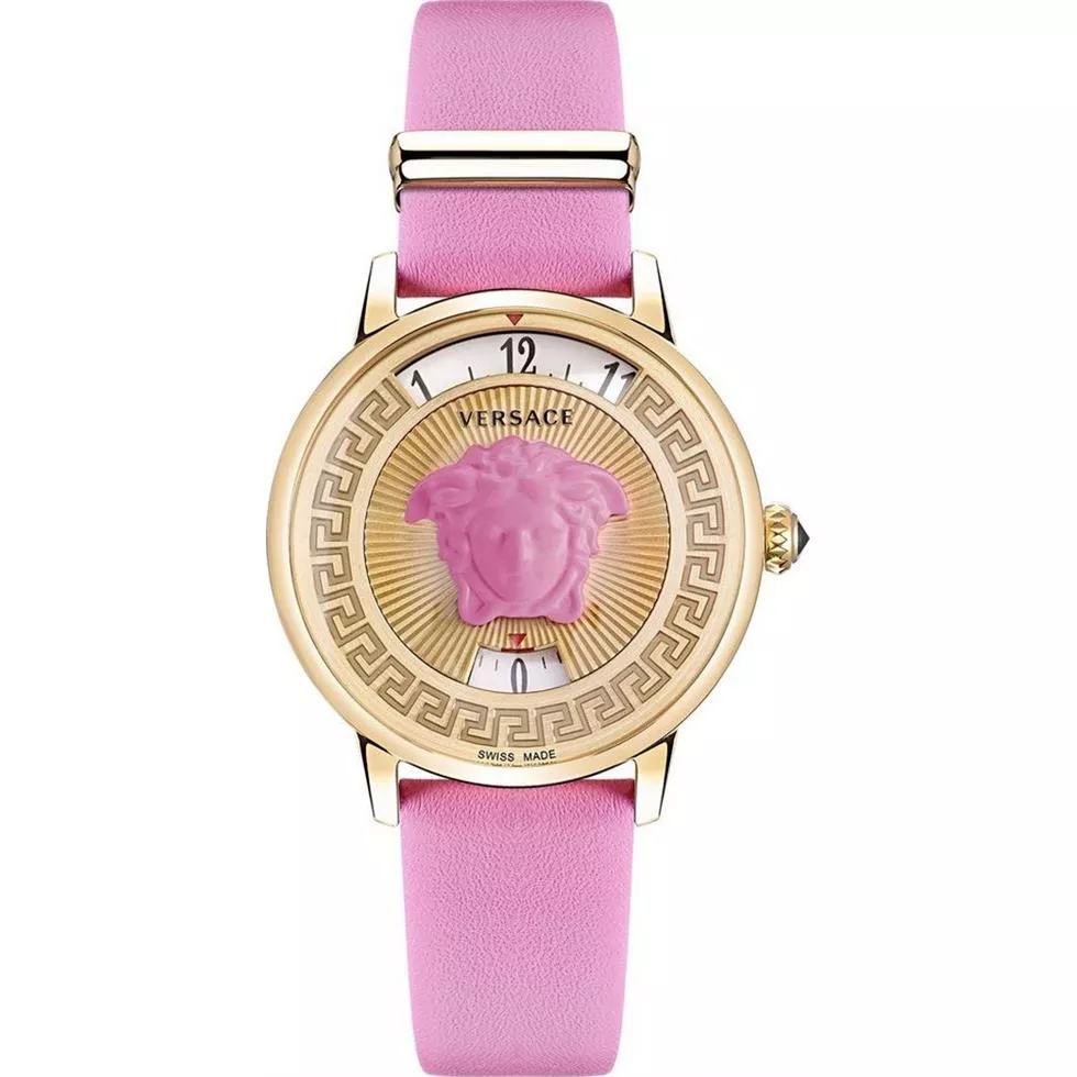 Versace Medusa Icon Leather Watch 38mm