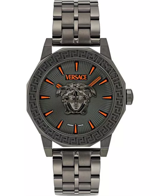 Versace Medusa Infinite Black Tone Men Watch 43mm