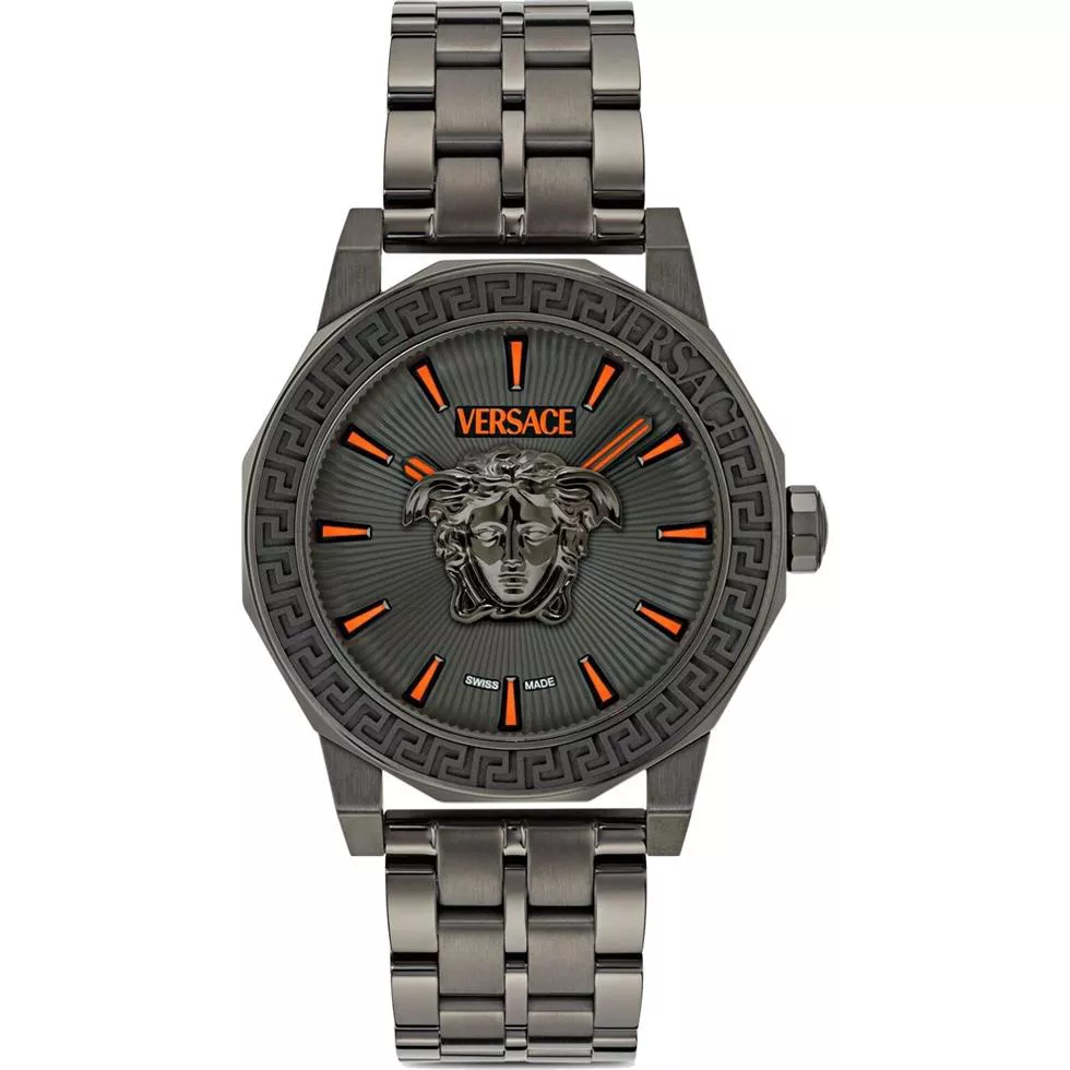 Versace Medusa Infinite Black Tone Men Watch 43mm