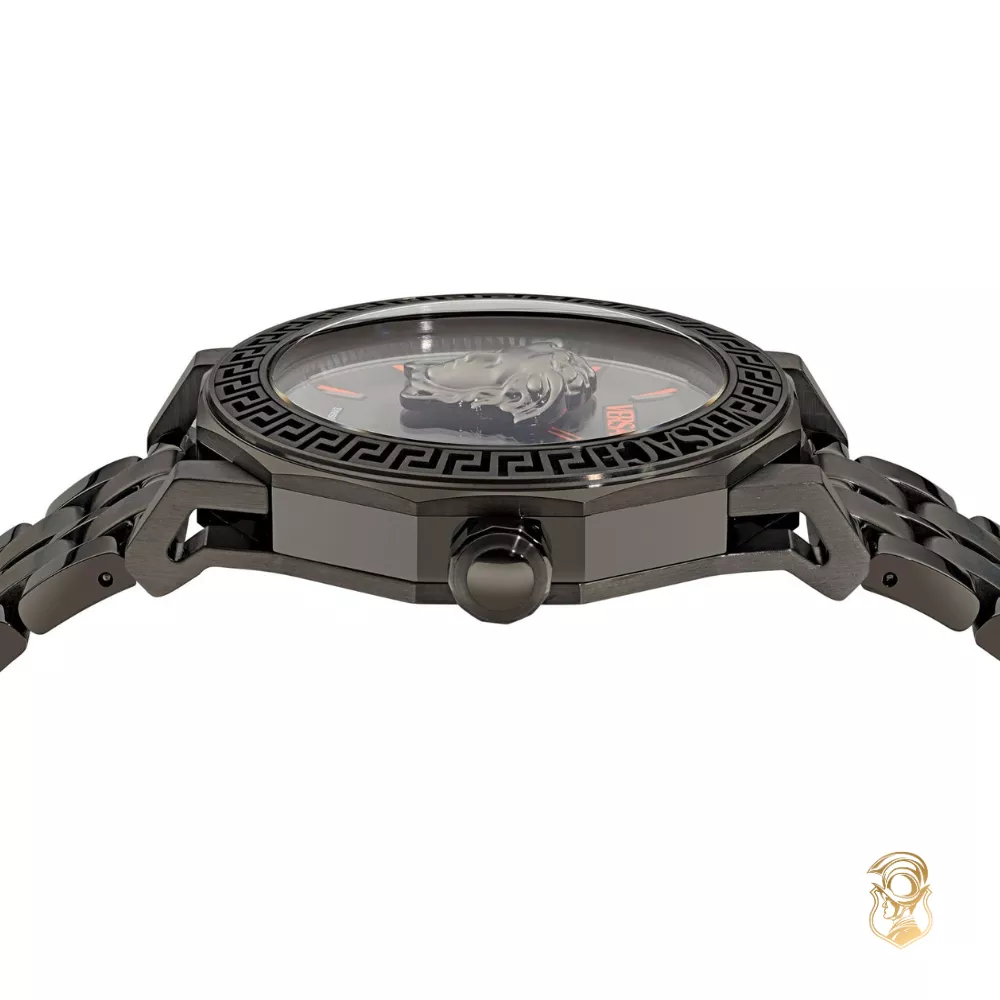 Versace Medusa Infinite Black Tone Men Watch 43mm