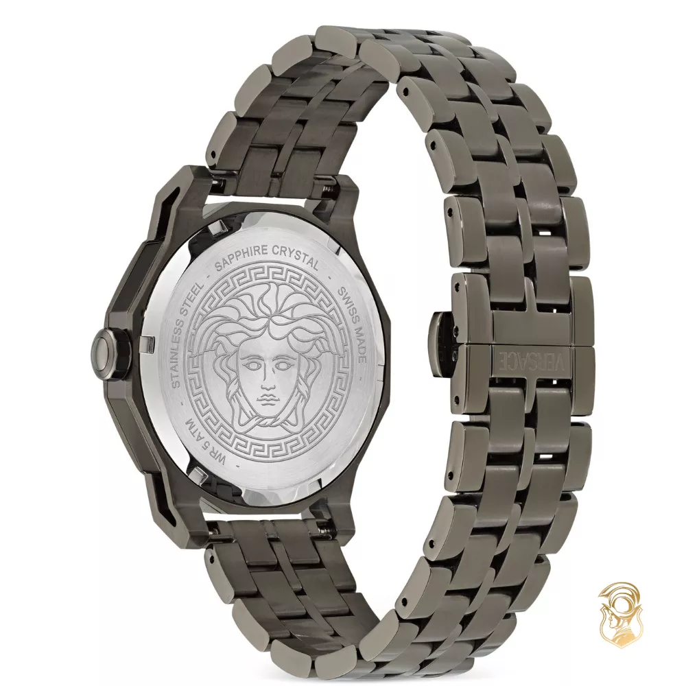 Versace Medusa Infinite Black Tone Men Watch 43mm