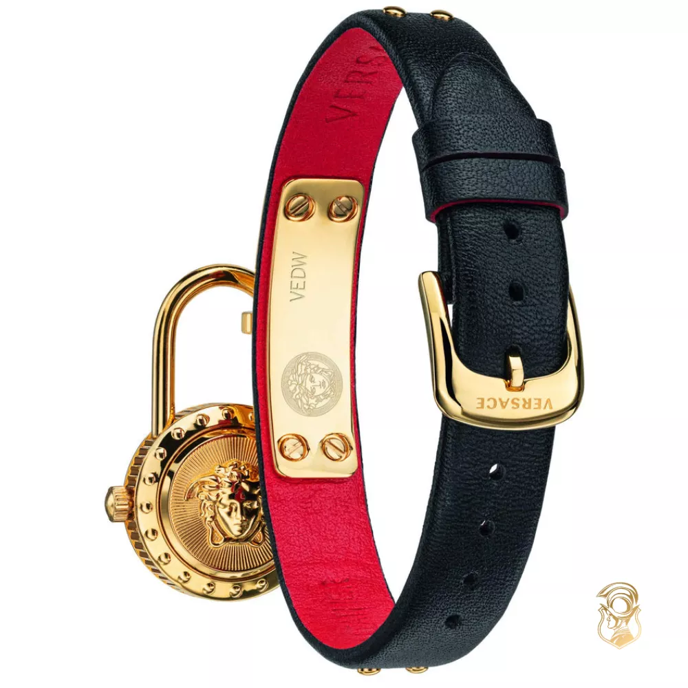 Versace Medusa Lock Icon Red & Black 21.5mm