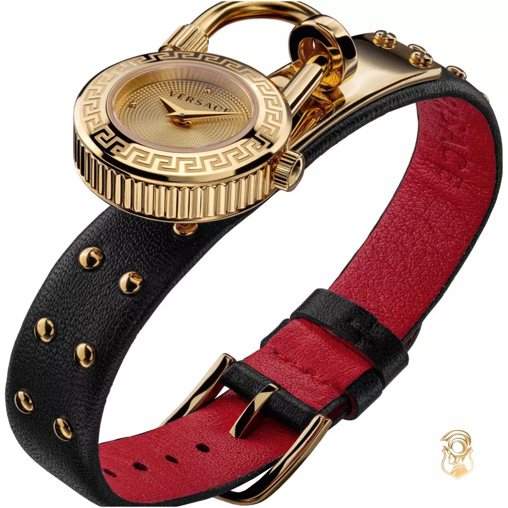 Versace Medusa Lock Icon Red & Black 21.5mm