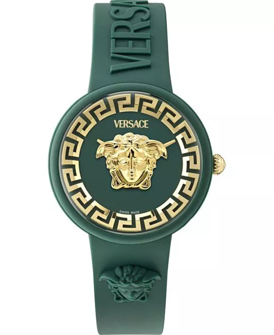 Versace Medusa Pop Green-Tone Watch 39mm