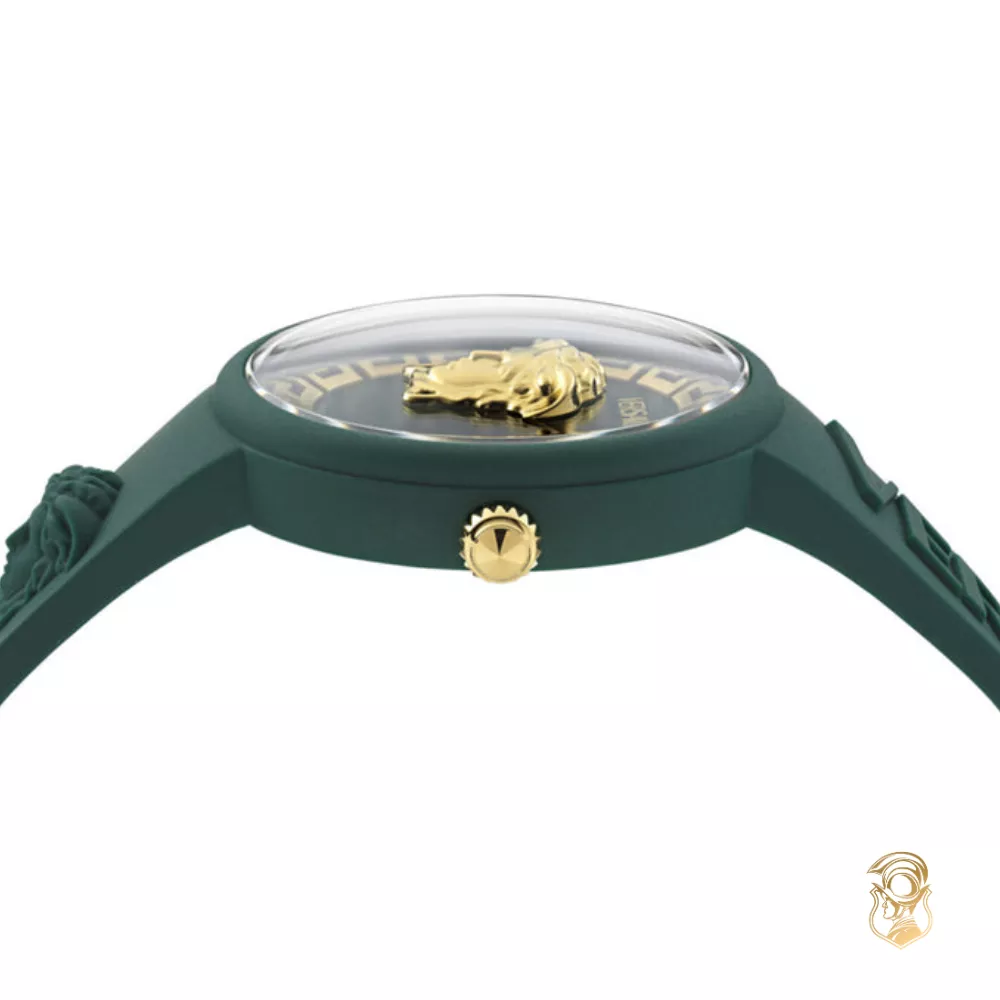 Versace Medusa Pop Green-Tone Watch 39mm