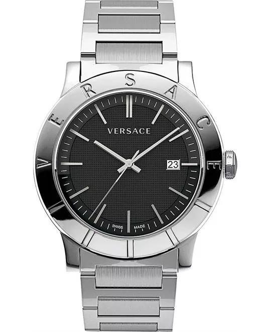 Versace Acron Stainless Steel Watch 43mm