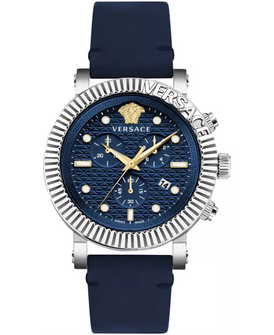 Versace Mens V-Chrono Watch 45mm