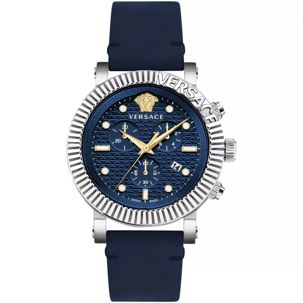 Versace Mens V-Chrono Watch 45mm