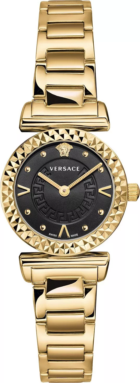 MSP: 87171 Versace Mini Vanity Gold Ion-Plated Watch 27mm 26,904,000
