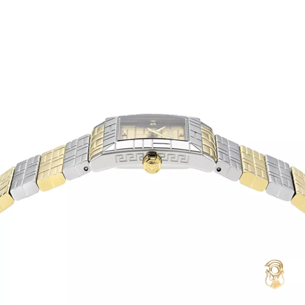 Versace Mosaic Two-Tone Watch 22mm