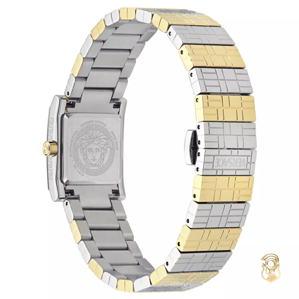 Versace Mosaic Two-Tone Watch 22mm