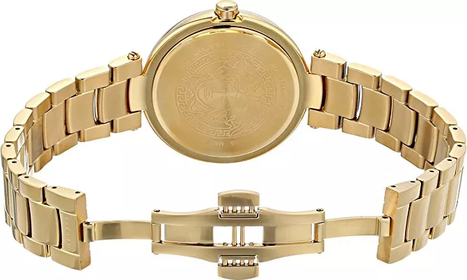 Versace Mystique Quartz Gold Watch 38mm