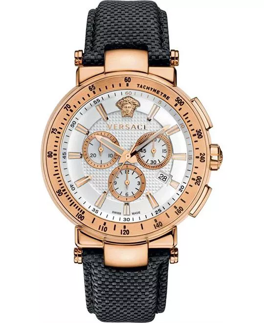 Versace Mystique Rose Gold Ion-Plated Watch 46mm