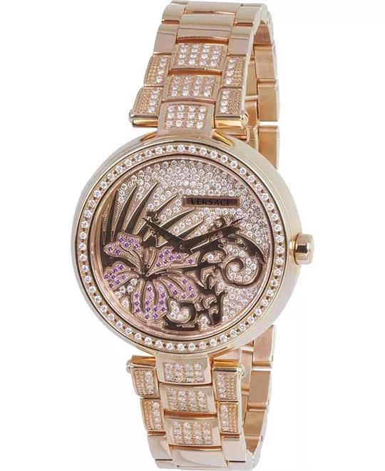 Versace Mystique Swiss Gold Watch 36.5mm