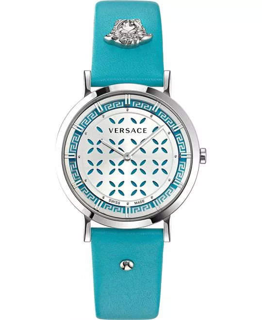 Versace New Generation Leather Watch 36mm