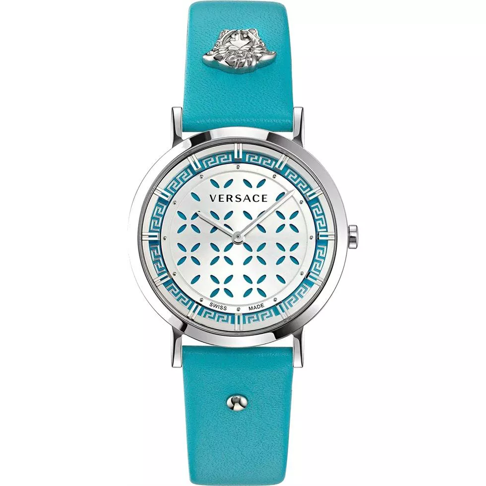 Versace New Generation Leather Watch 36mm