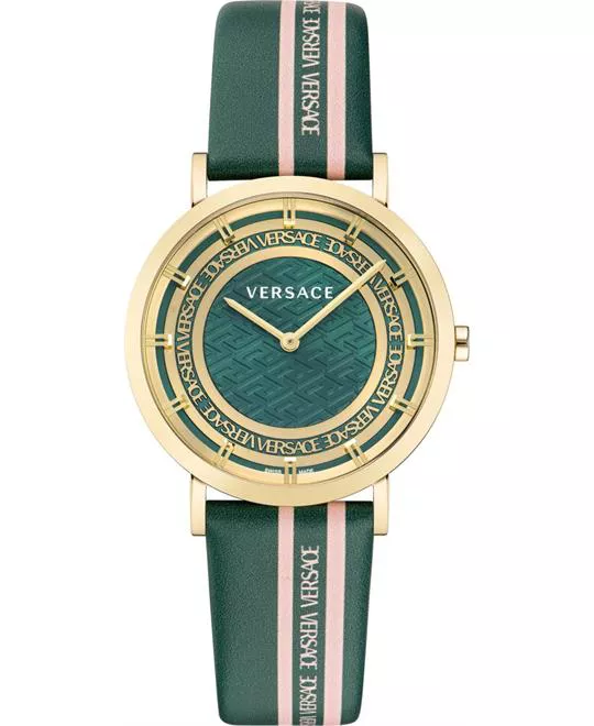 Versace New Generation Leather Watch 36MM