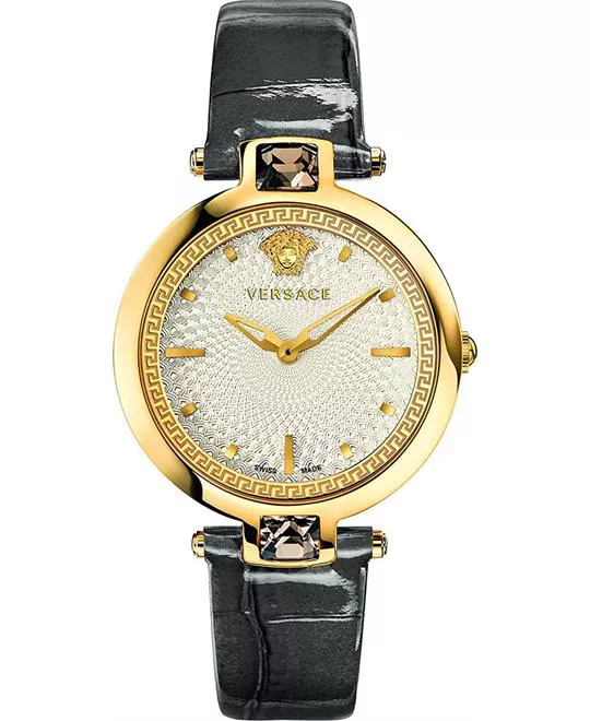 Versace Olympo Crystal Gleam Gold IP Watch 37mm