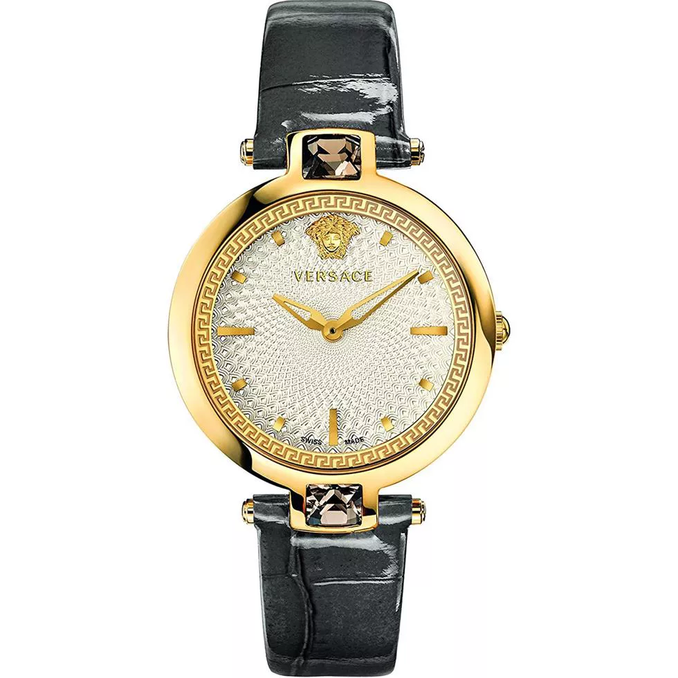 Versace Olympo Crystal Gleam Gold IP Watch 37mm